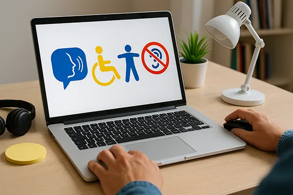 Interface web inclusive